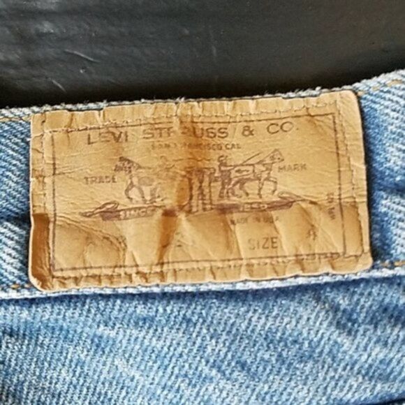 💍 Vintage Orange Tab High waisted Levi's - Picture 6 of 7
